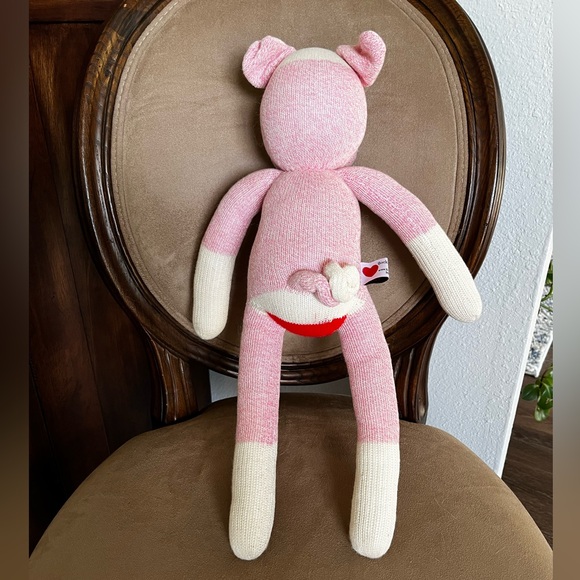 Handcrafted Sock Pig Doll - Picture 5 of 10